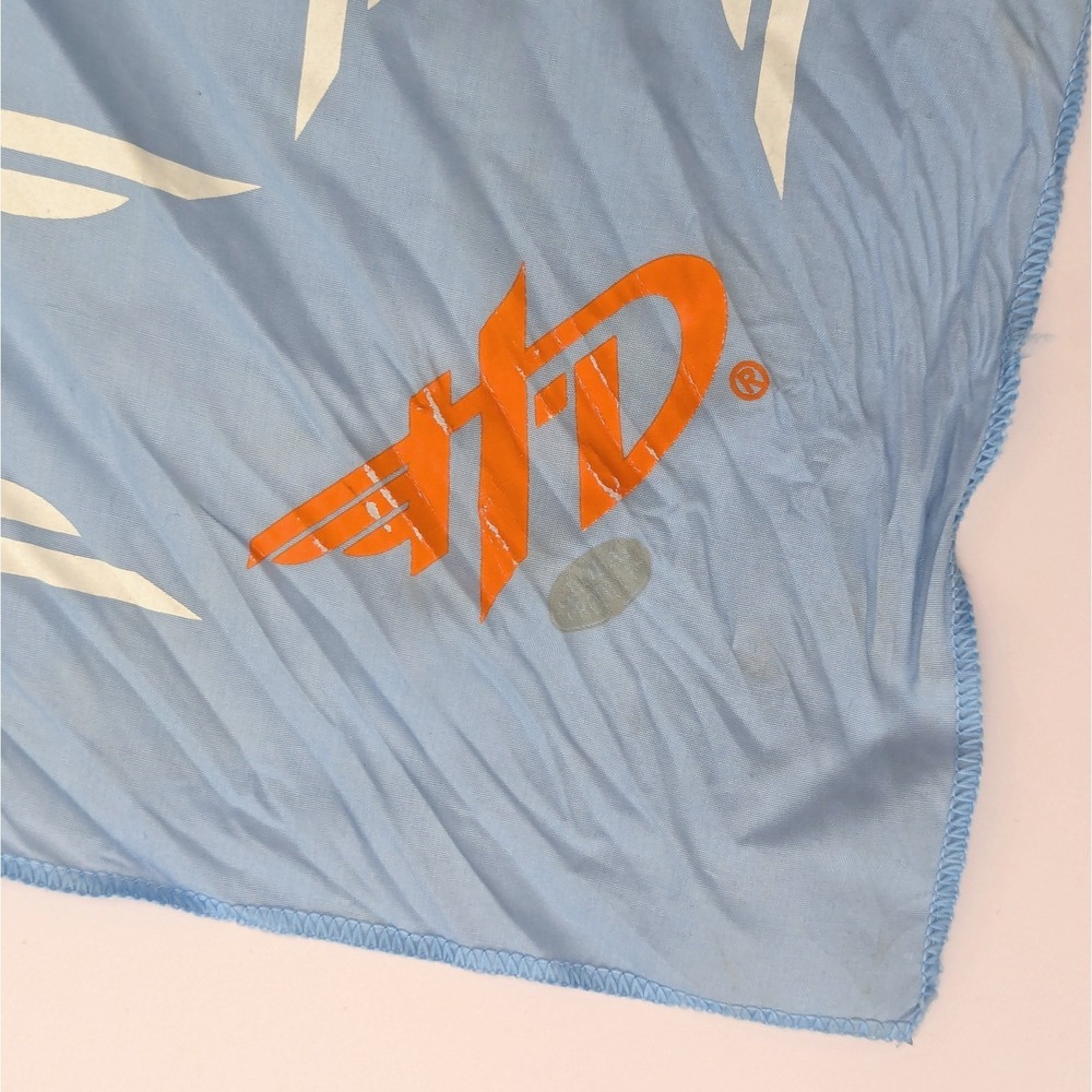 Harley Davidson Logo Bandana Head Wrap Skull Cap Biker Light Blue Black Lot Of 2 - Picture 11 of 14